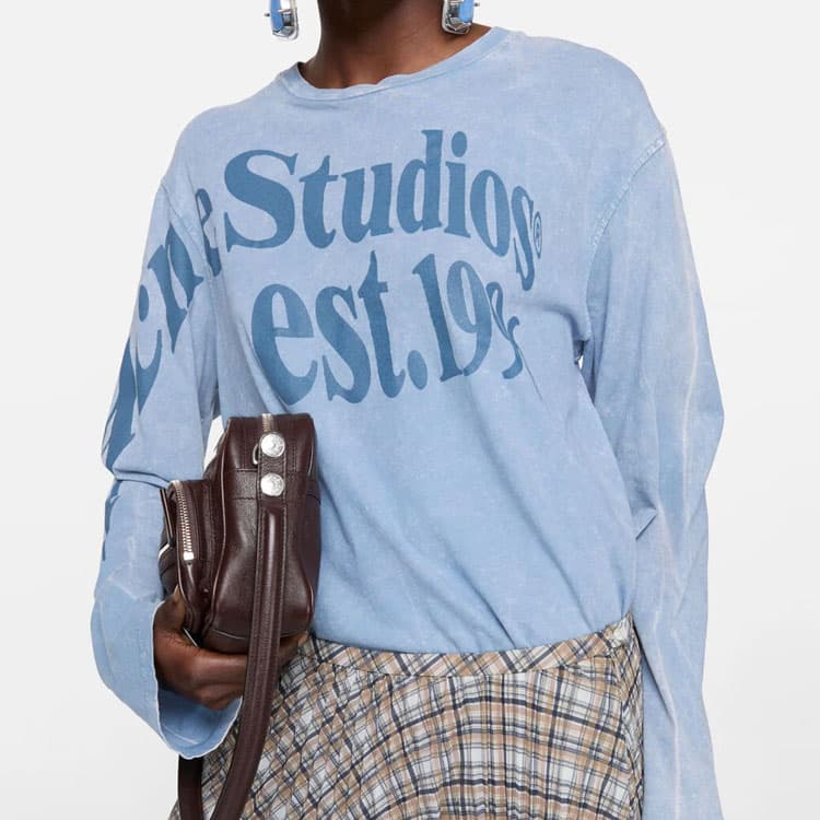 Футболка Acne SS26 Logo T - изображение 5