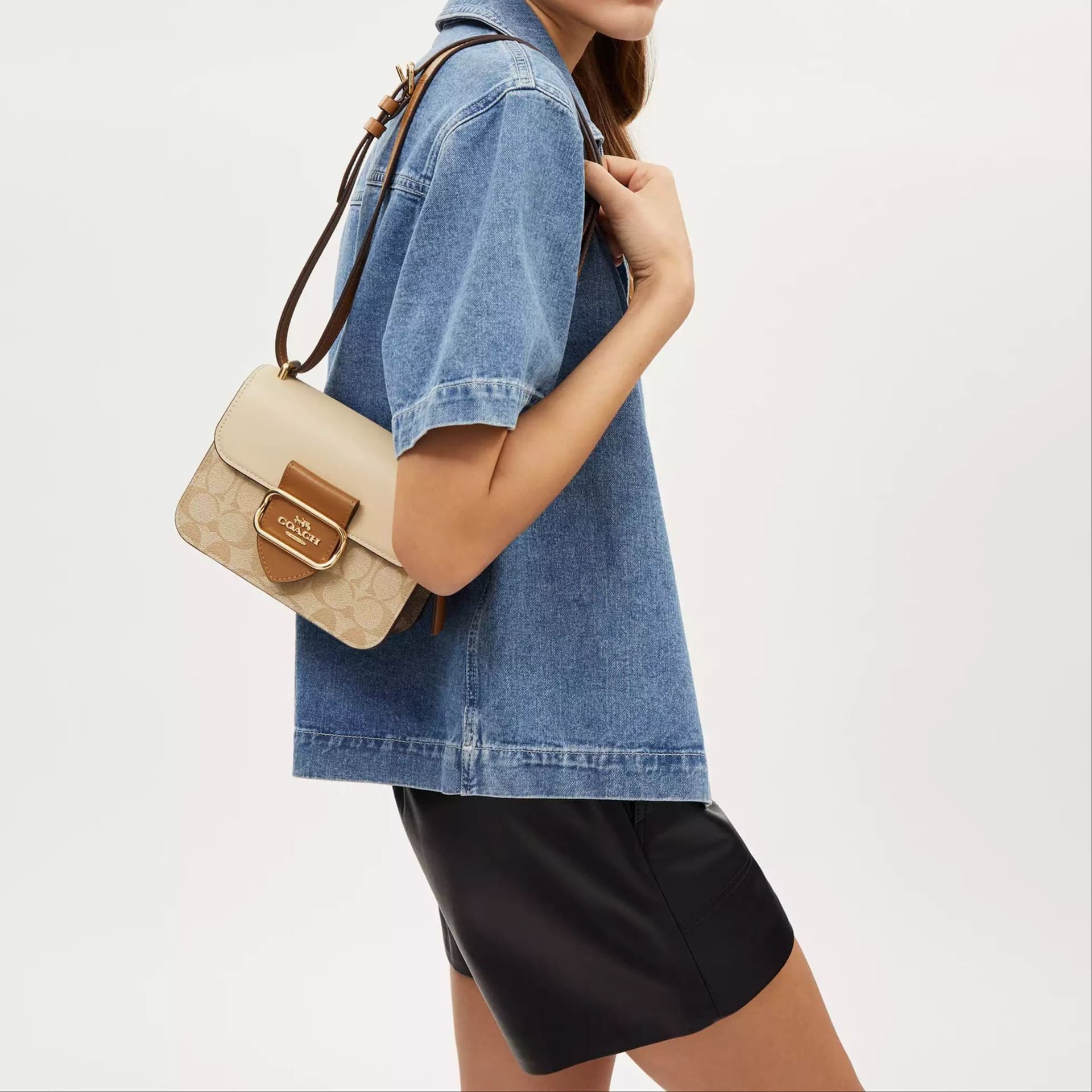 Сумка через плечо COACH MorganSquare 18 - изображение 5