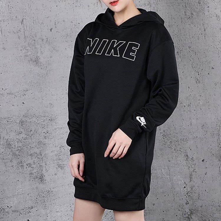 Платье Nike 20 Knit Hoodie Dress Black - изображение 7