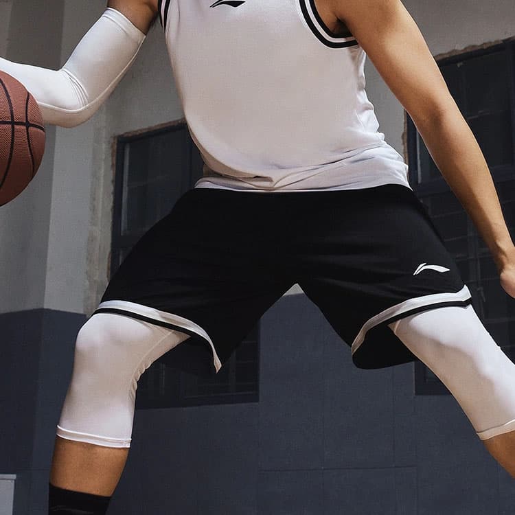 Баскетбольные шорты LiNing CBA Series Basketball Pants Black White - изображение 4