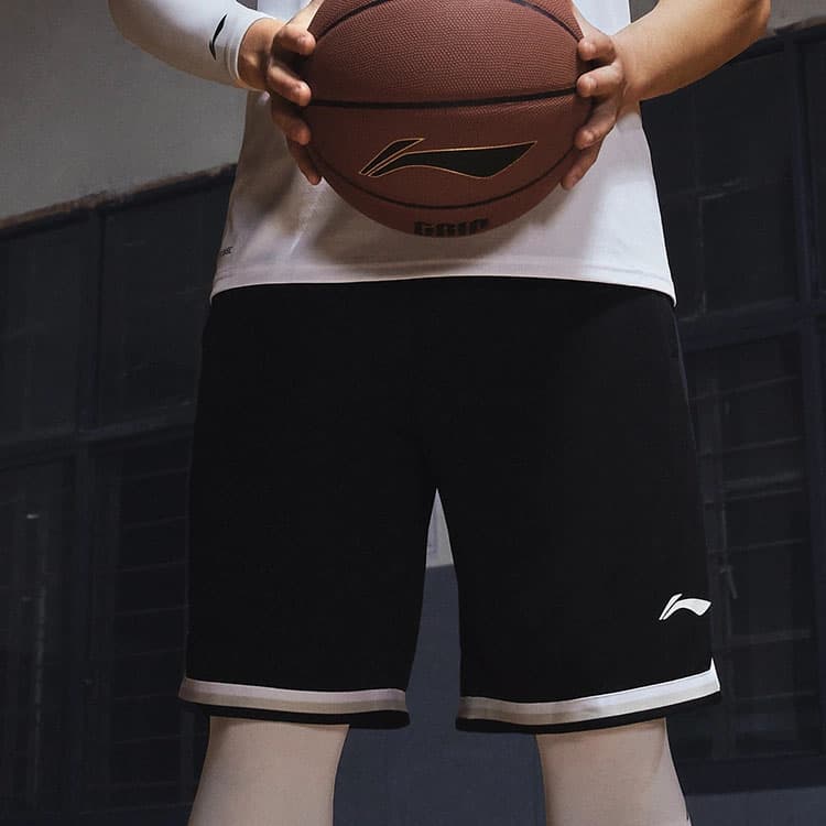 Баскетбольные шорты LiNing CBA Series Basketball Pants Black White - изображение 5