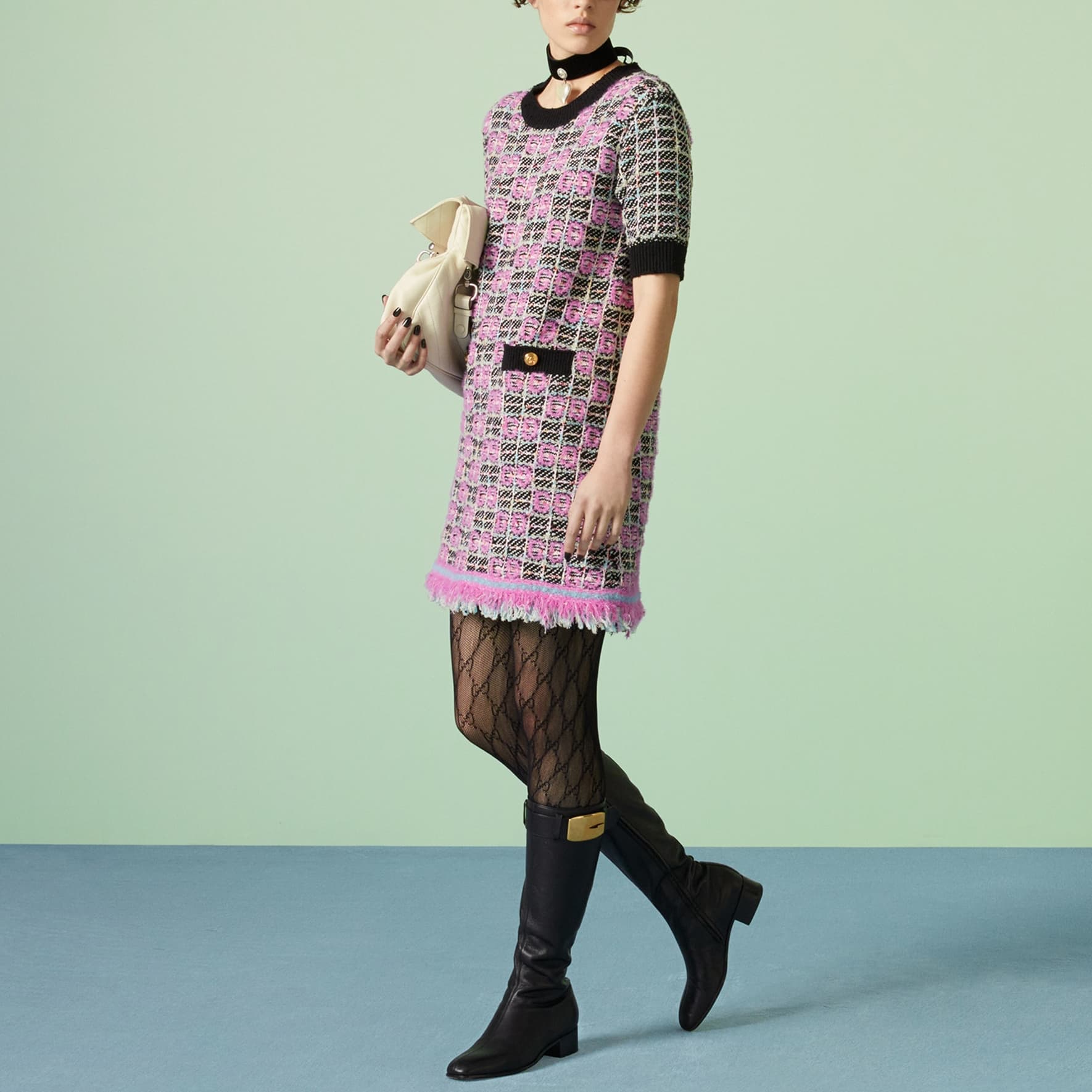 Платье GUCCI FW23 Logo - изображение 2