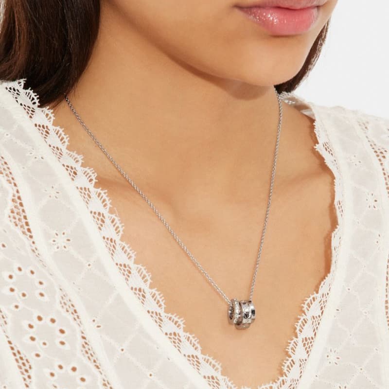Ожерелье COACH Kissing C Necklace - изображение 2