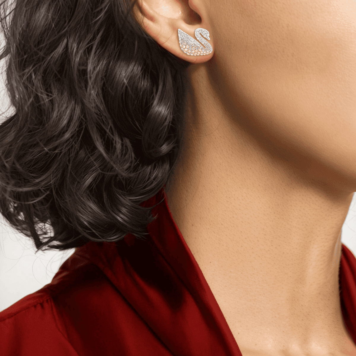 Серьги Swarovski Iconic Swan - изображение 5