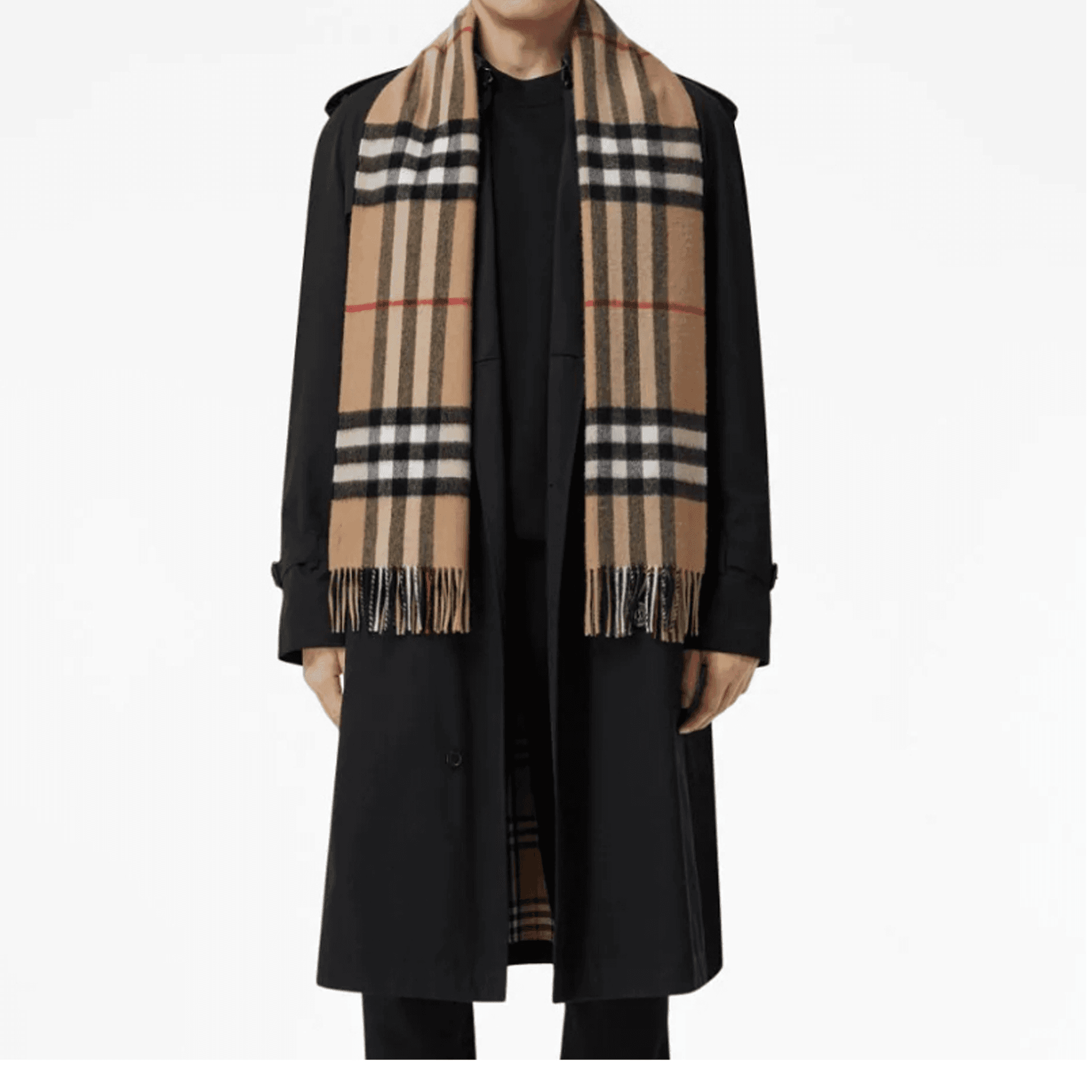 Шарф Burberry The Classic Check Cashmere Scarf - изображение 3
