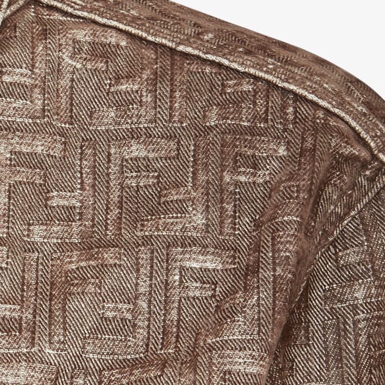 Джинсовая куртка FENDI Logo - изображение 8