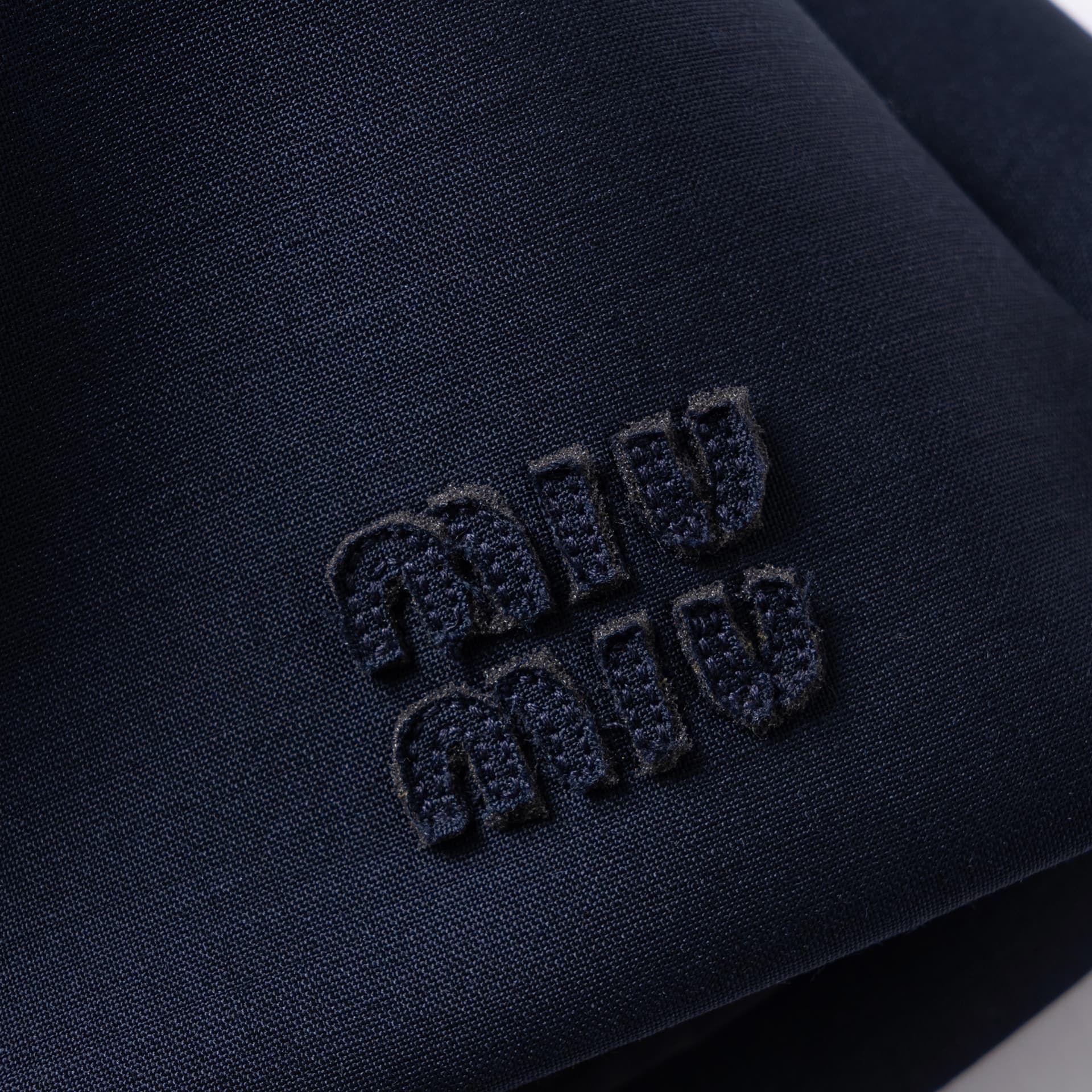 Юбка Miu Miu SS24 Mini Skirt Navy Blue - изображение 8