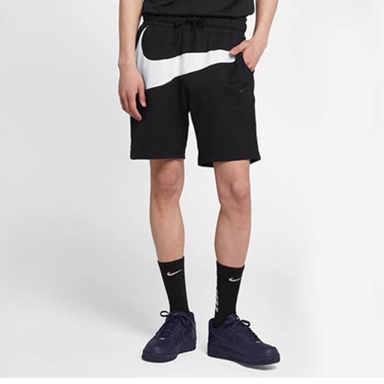 Шорты Nike Big Swoosh Black Shorts - изображение 3