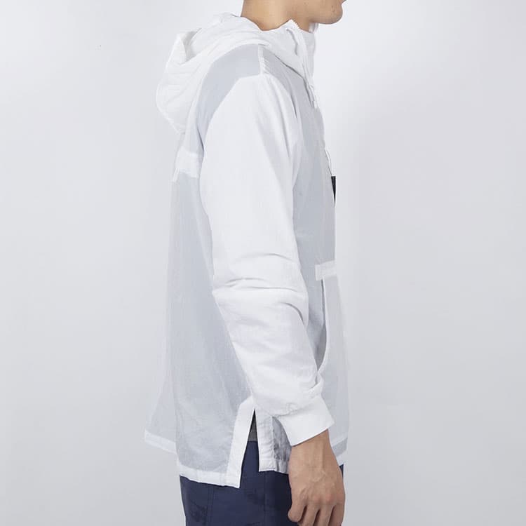 Демисезонная куртка Nike Big Swoosh Half-Zip Hoodie White - изображение 4