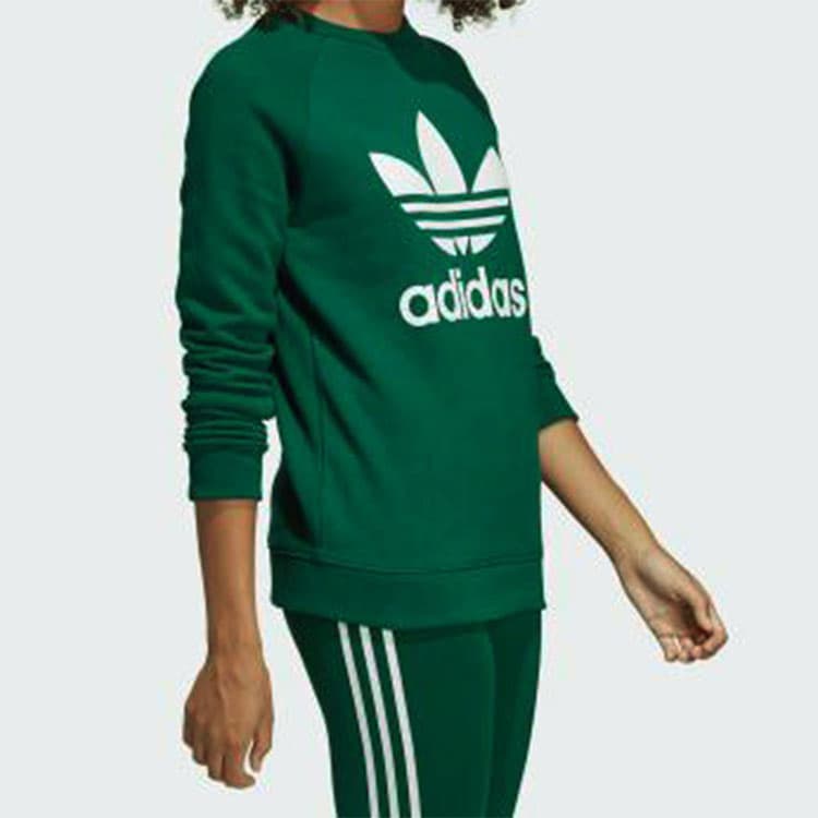 Худи adidas Trefoil Crew Sweat Collegeate Green - изображение 5