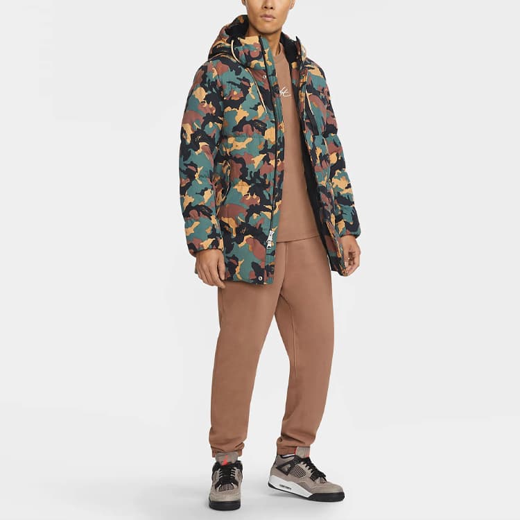 Зимняя куртка Jordan Camo Green Down Jacket - изображение 4