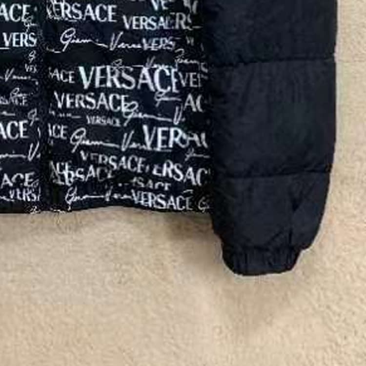 Зимняя куртка Versace Reversible Hooded Down Jacket Black - изображение 6