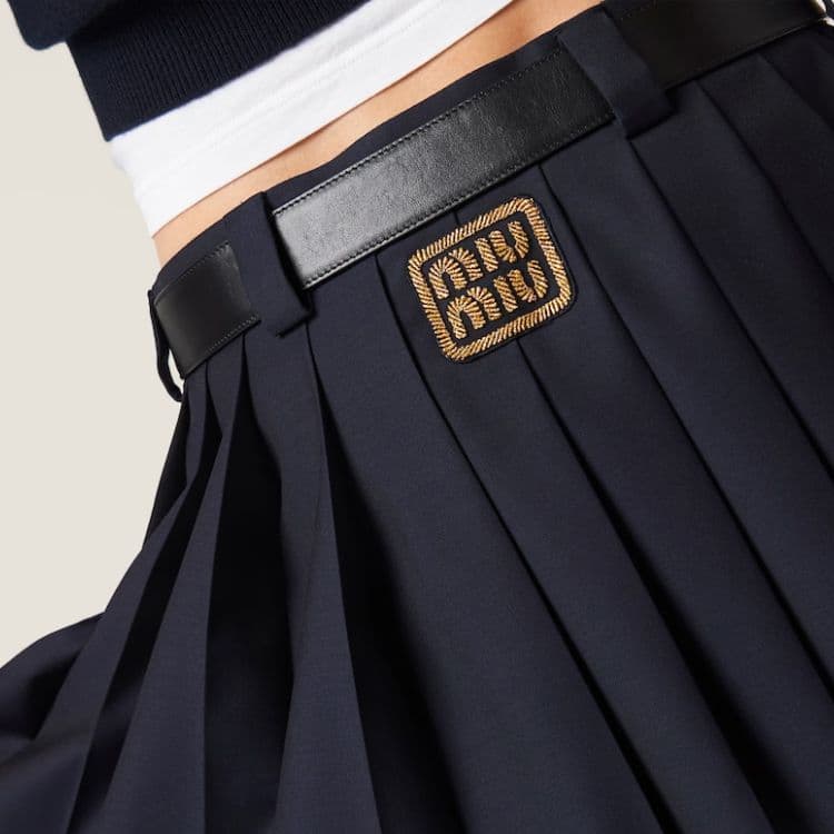 Юбка MIU MIU SS24 - изображение 5