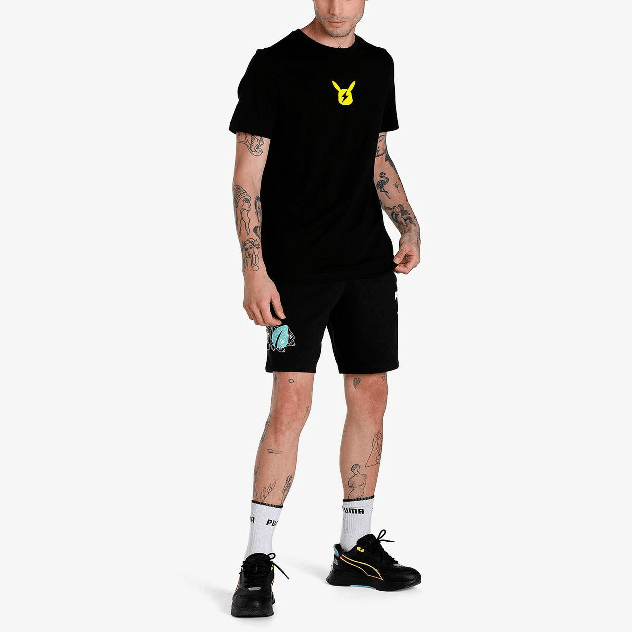 Шорты PUMA x Pokemon Shorts Black - изображение 3