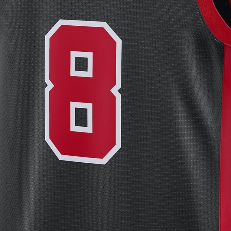 Баскетбольная майка Nike Dri-Fit NBA Swingman Jersey Chicago Bulls LaVine 8 Black - изображение 3