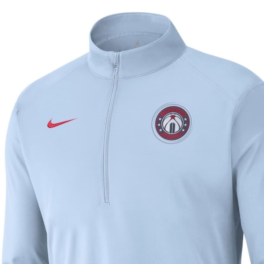 Худи Nike x NBA Washington Wizards Pullover LS Light Blue - изображение 3