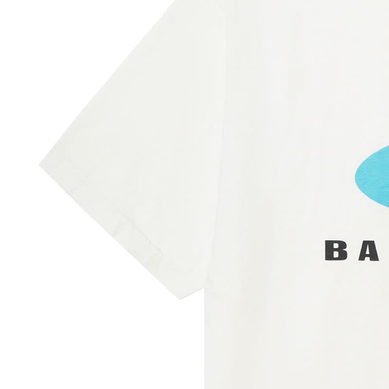 Футболка Balenciaga SS24 Logo Print T-Shirt White — фото 6