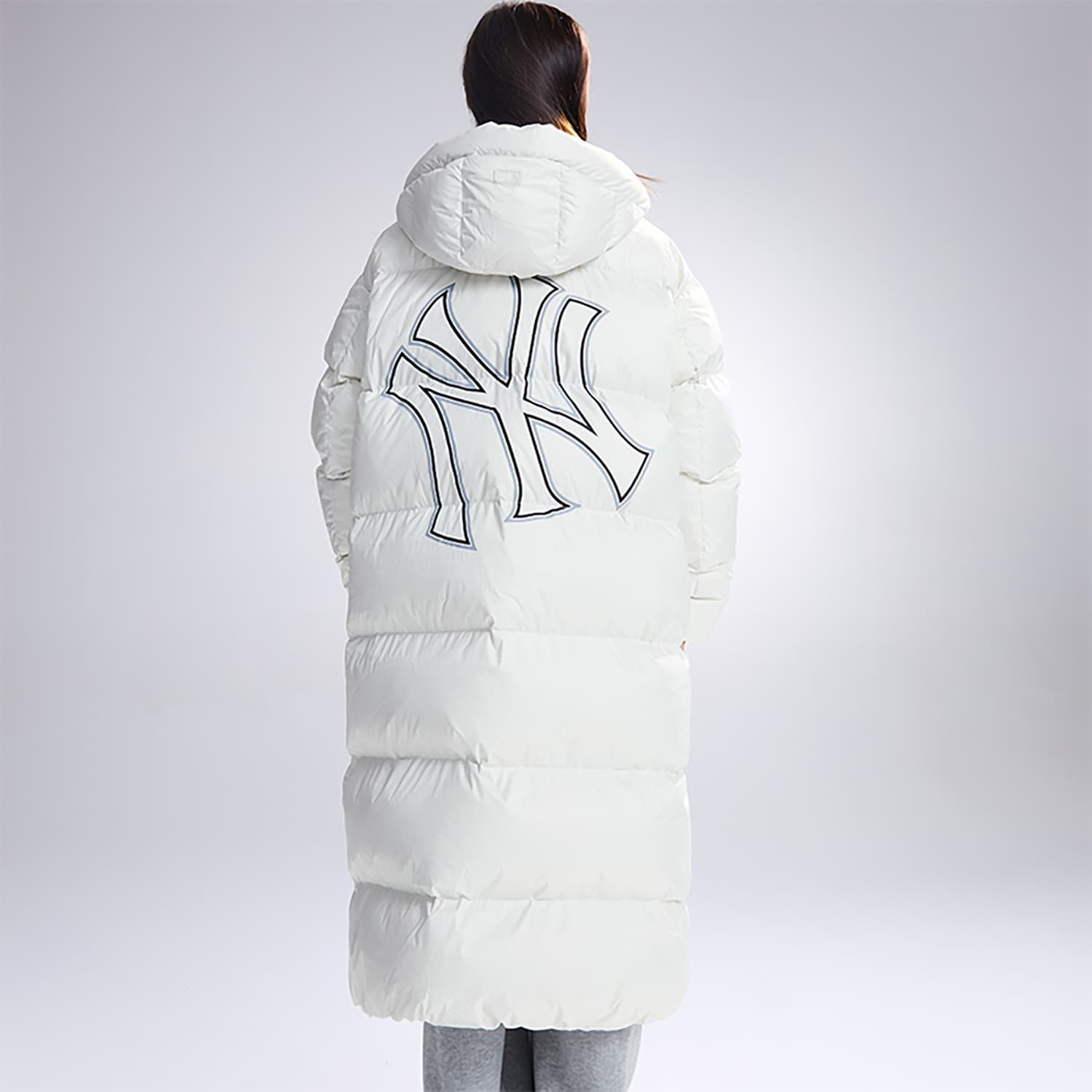 Зимняя куртка MLB 23FW Retro Down Jacket White - изображение 7