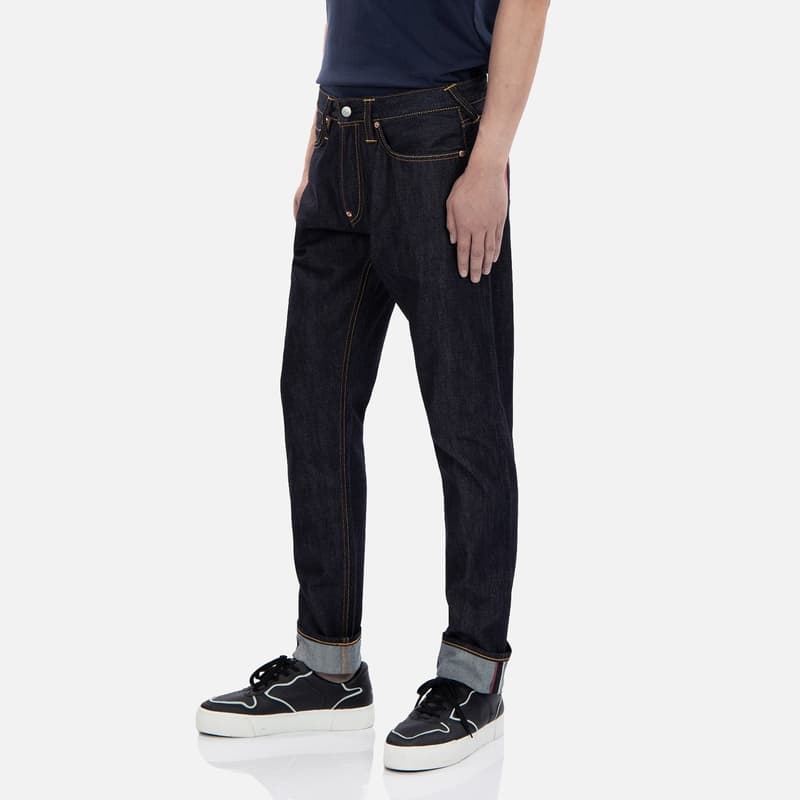 Штаны EVISU SS22 Denim Blue — фото 3