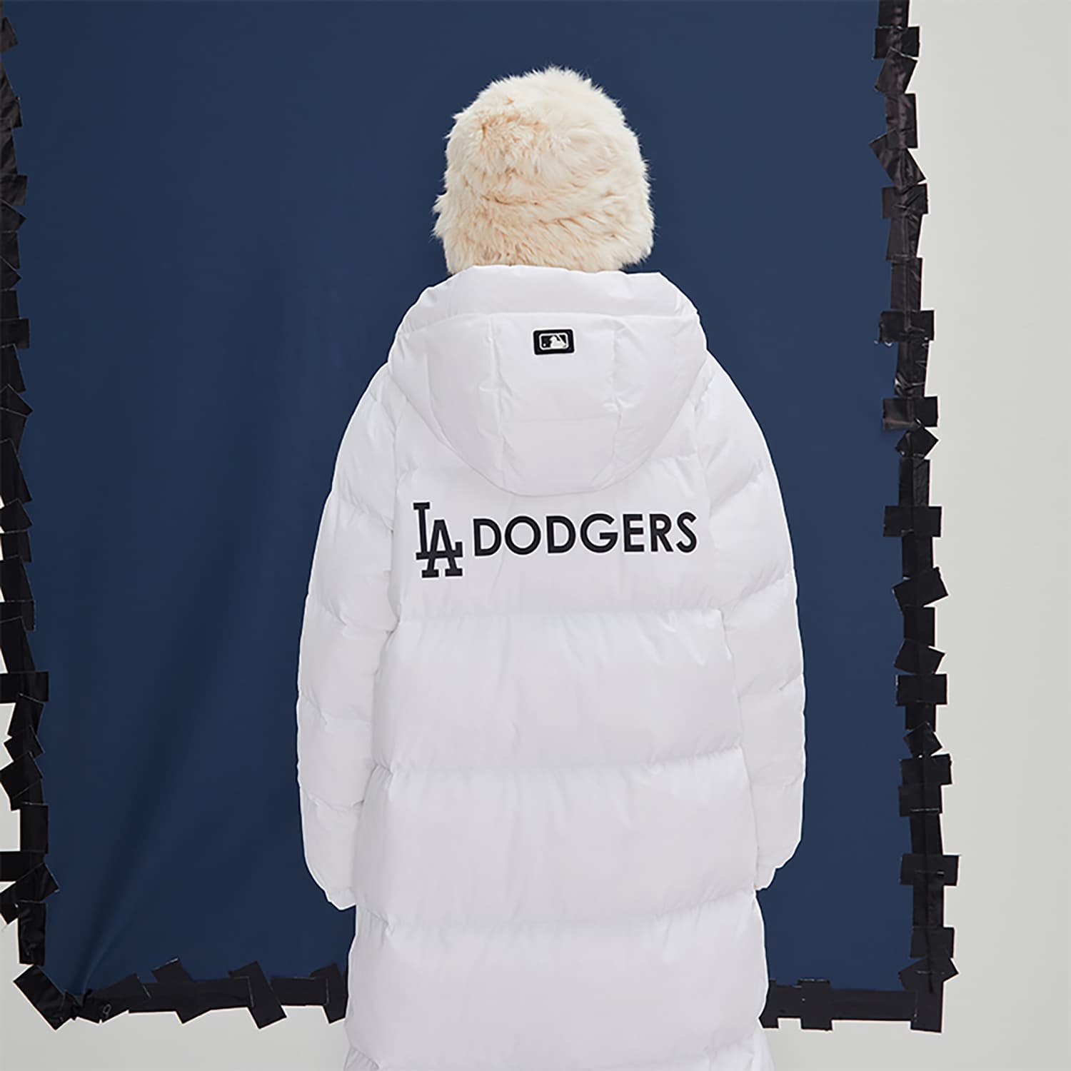 Зимняя куртка MLB Los Angeles Dodgers Logo Embroidered Long Down Jacket - изображение 4