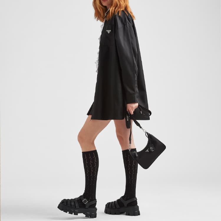 Мини-сумка Prada Re-Edition 2005 Black - изображение 8