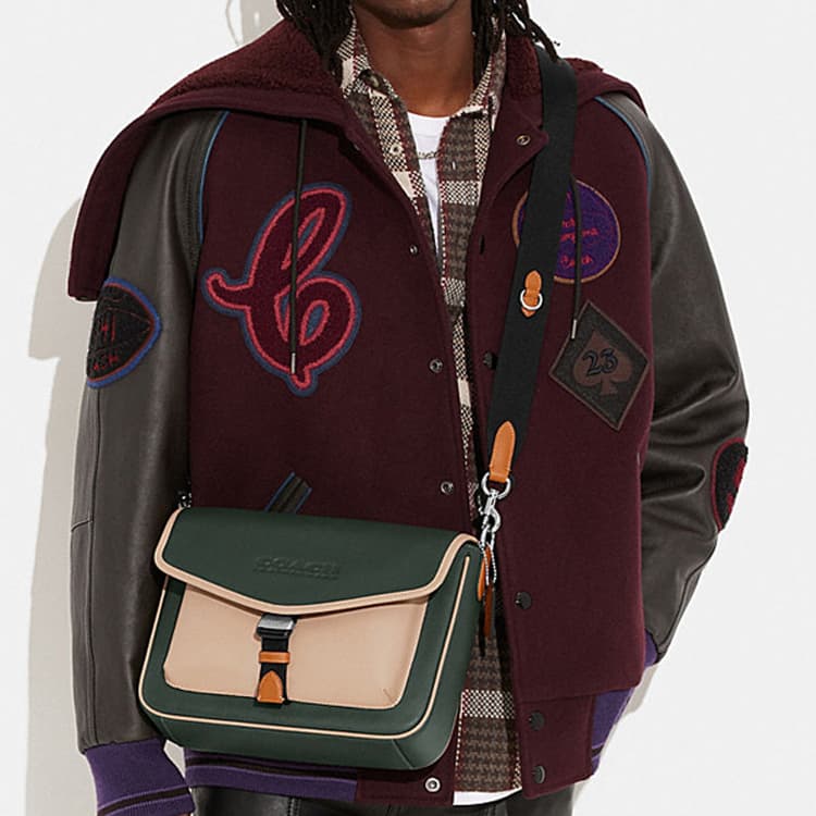 Сумка через плечо COACH Charter 29 Messenger Bag Green Beige - изображение 6