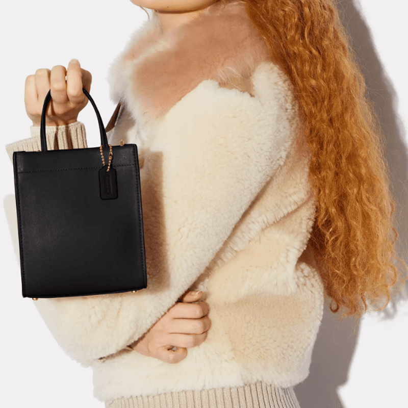 Сумка COACH Cashin 14 Black - изображение 5