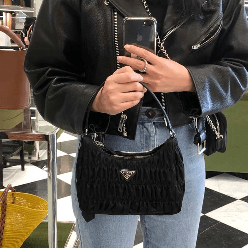 Сумка PRADA SaffianoHobo - изображение 5