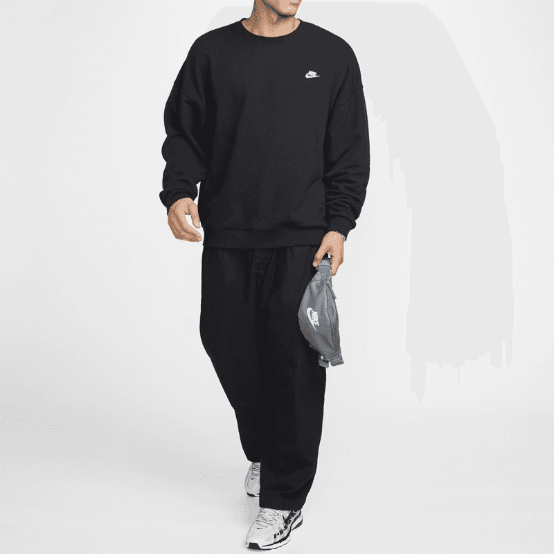 Поясная сумка Nike Classic Logo Nylon Waist Bag Smoke Gray - изображение 5