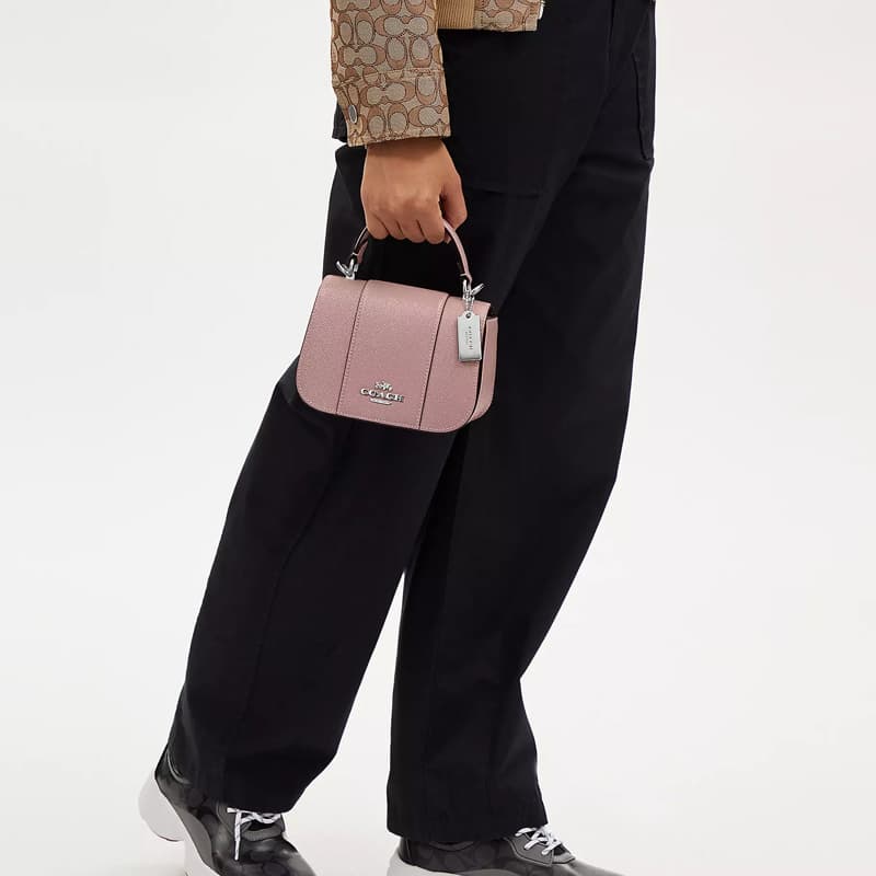Сумка COACH Lysa 18 Dusty Rose Silver - изображение 5