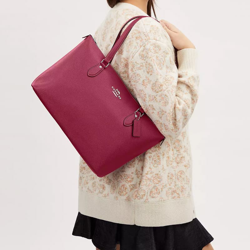 Мини-сумка COACH Gallery Tote Bright Purple - изображение 4