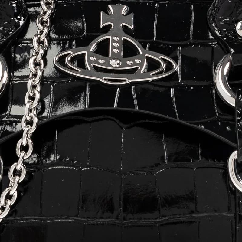 Сумка Vivienne Westwood Classic Saturn Logo Mini Handbag - изображение 4