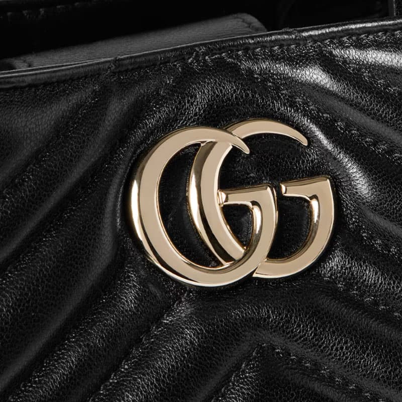Сумка Gucci GG Marmont Tote Mini Black - изображение 7