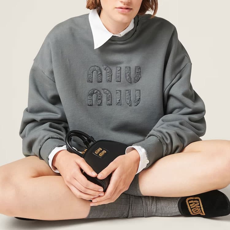 Худи MIU MIU FW23 - изображение 4