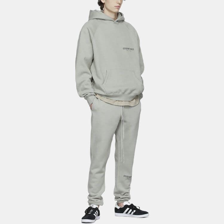 Худи Fear of God Essentials Pullover Hoodie Green Concrete - изображение 3