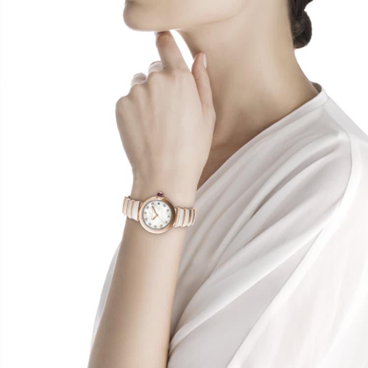 Механические часы BVLGARI K18k 33mm 50 102198 - изображение 5