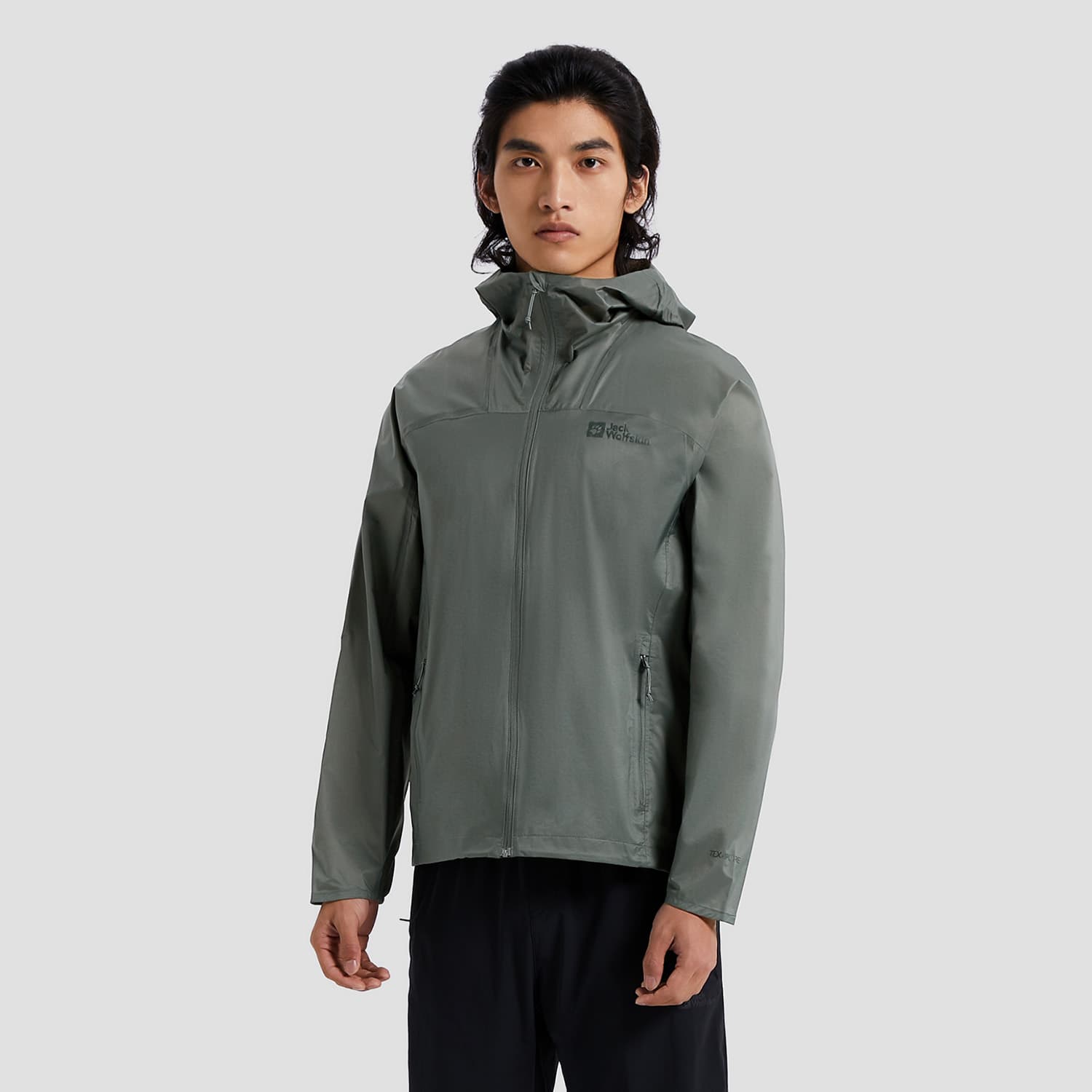 Демисезонная куртка Jack Wolfskin Lightweight Hiking Series Black Softshell Jacket - изображение 6