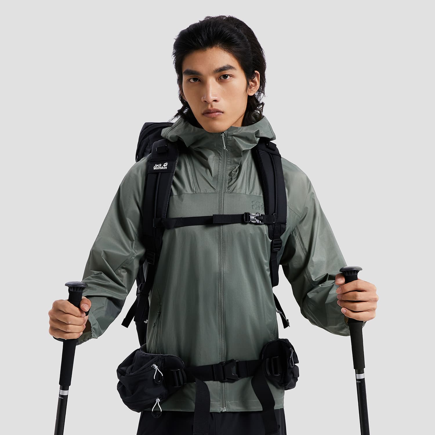 Демисезонная куртка Jack Wolfskin Lightweight Hiking Series Black Softshell Jacket - изображение 4