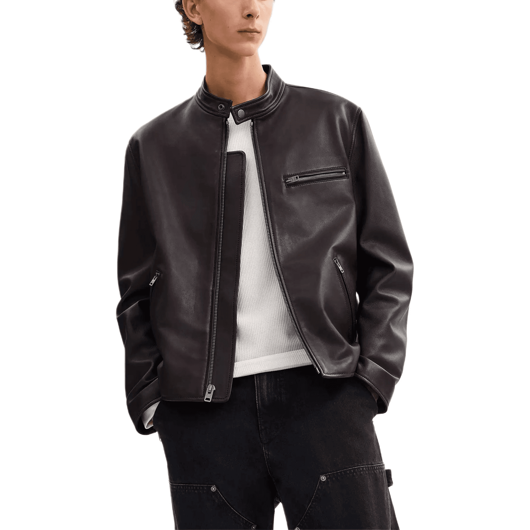 Кожаная куртки COACH FW25 - изображение 2