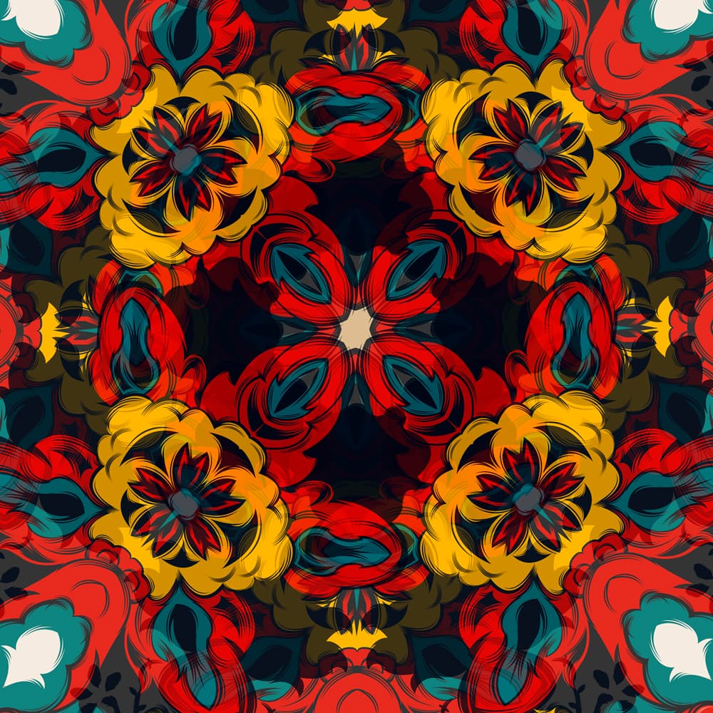 Постер KzengJiang Elephant flowers(Patten) - изображение 3