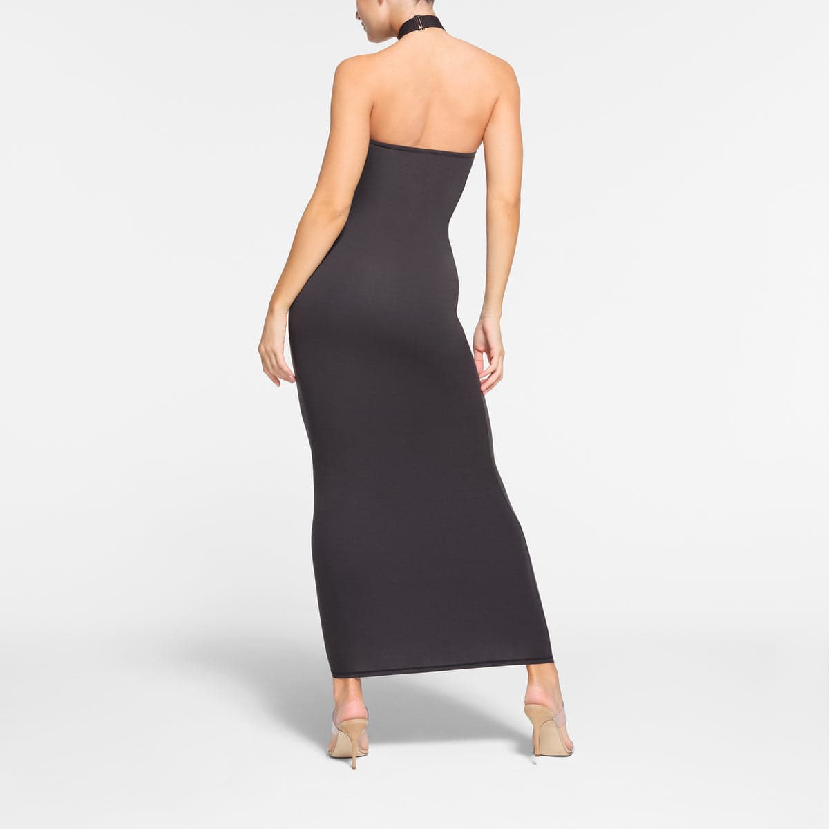 SKIMS Fits Everybody Wrap Long Slip Dress Onyx - изображение 3