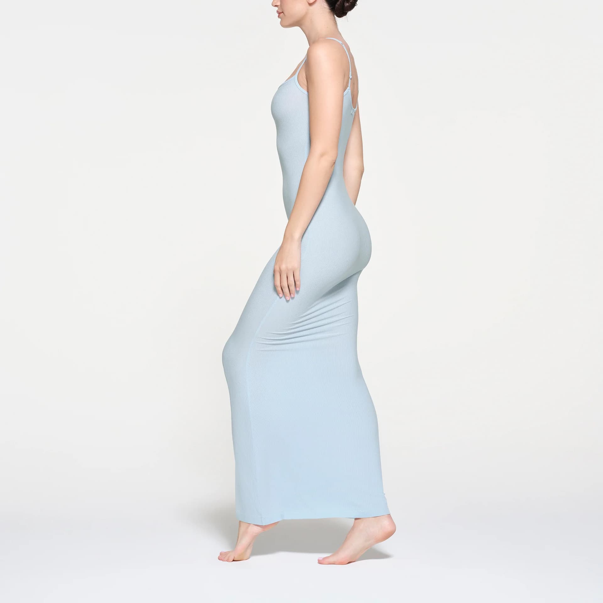 SKIMS Soft Lounge Long Slip Dress Celeste - изображение 3