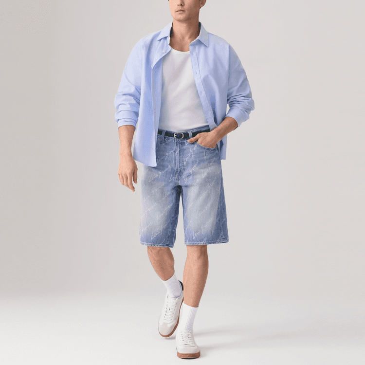 Джинсовые шорты levis 468 - изображение 3