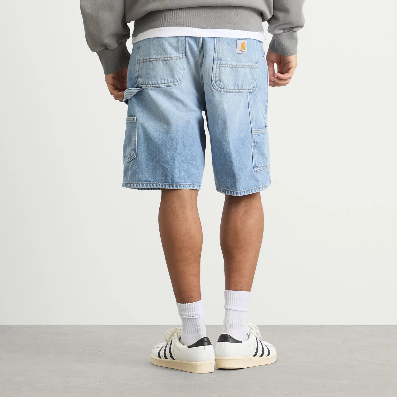 Джинсовые шорты Carhartt WIP SS26 Denim Double Knee Shorts - изображение 2