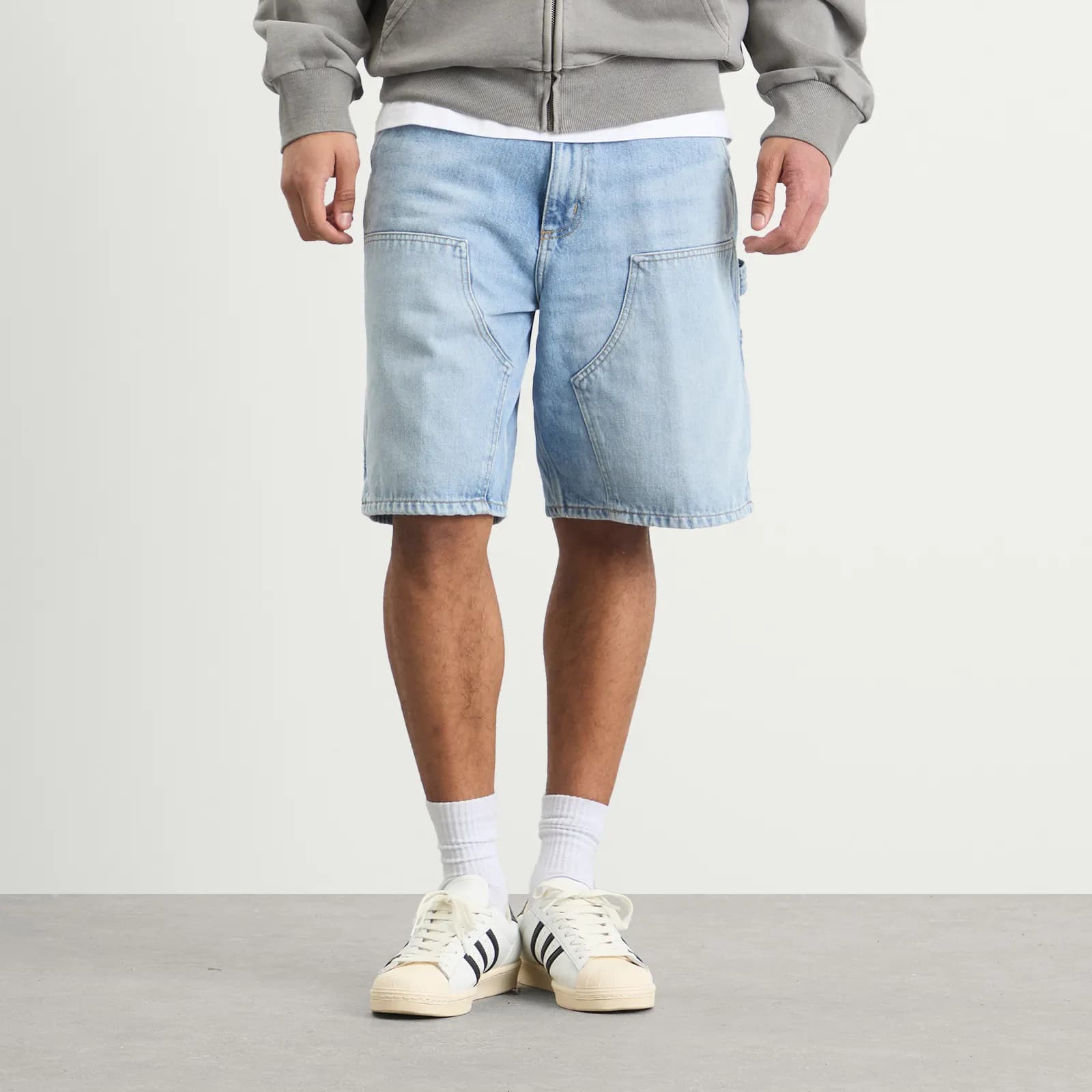 Джинсовые шорты Carhartt WIP SS26 Denim Double Knee Shorts - изображение 3