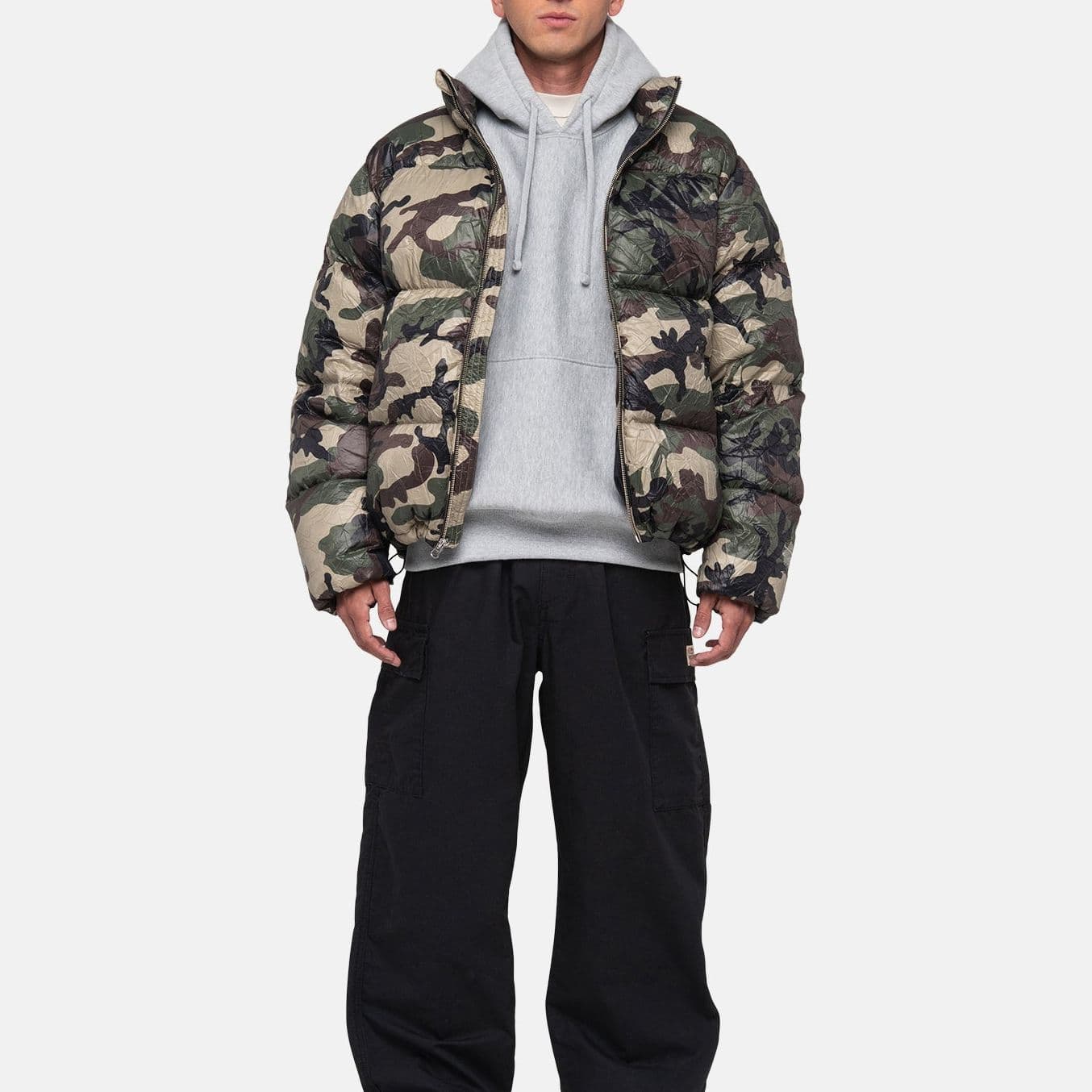 Зимняя куртка Stussy FW23 Black - изображение 4