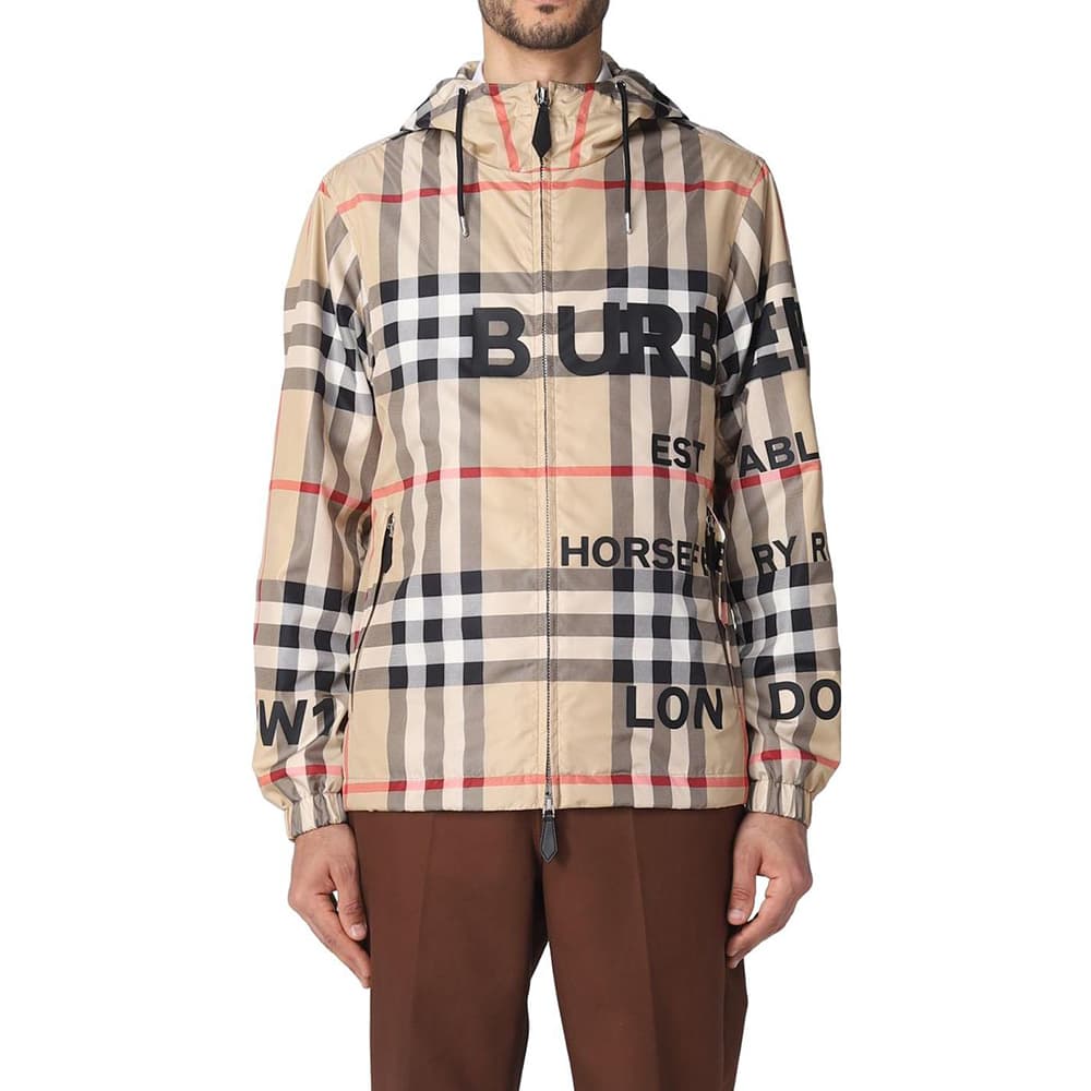 Куртка Burberry Logo Hoodie Jacket - изображение 3