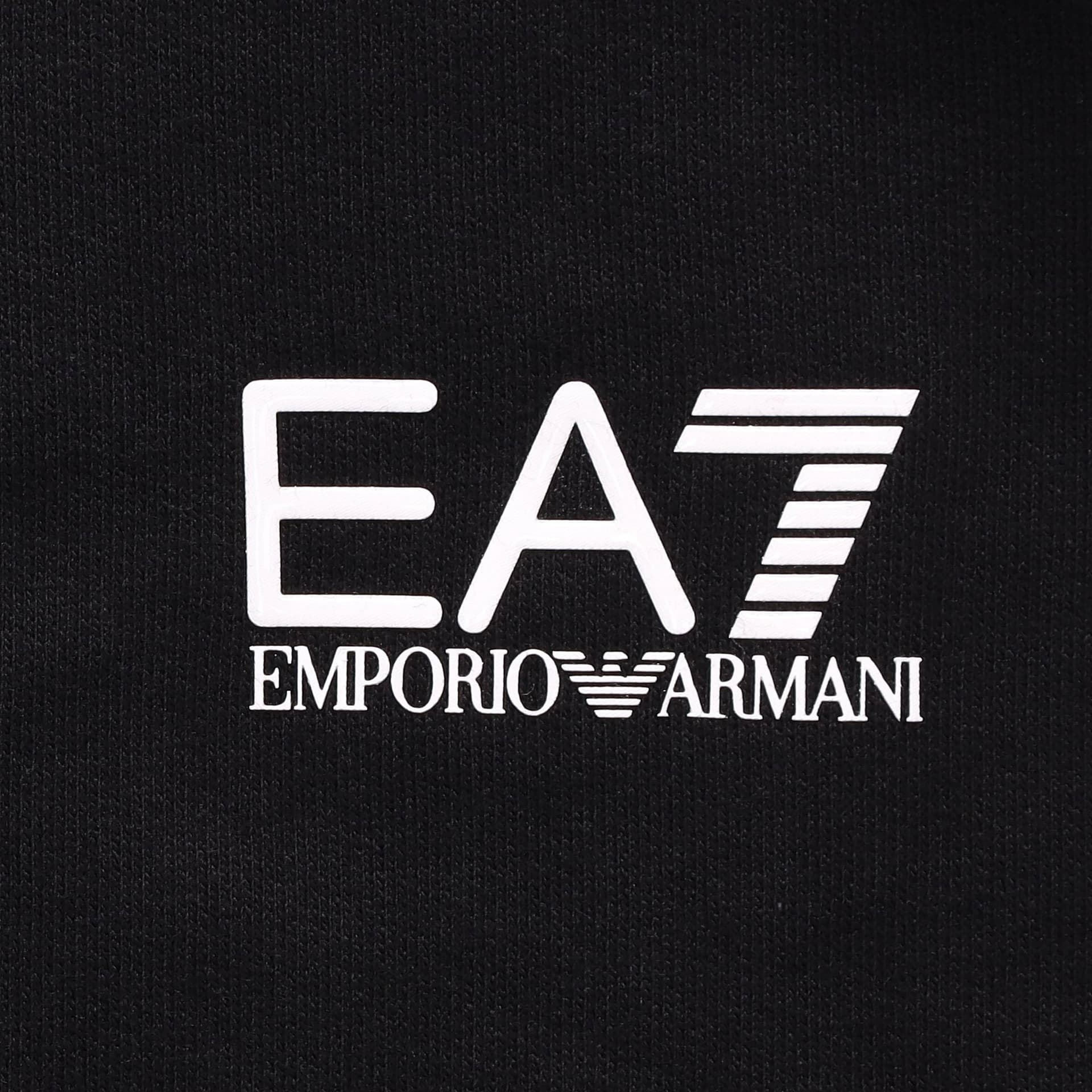 Худи Emporio Armani Logo Hoodie Black — фото 5