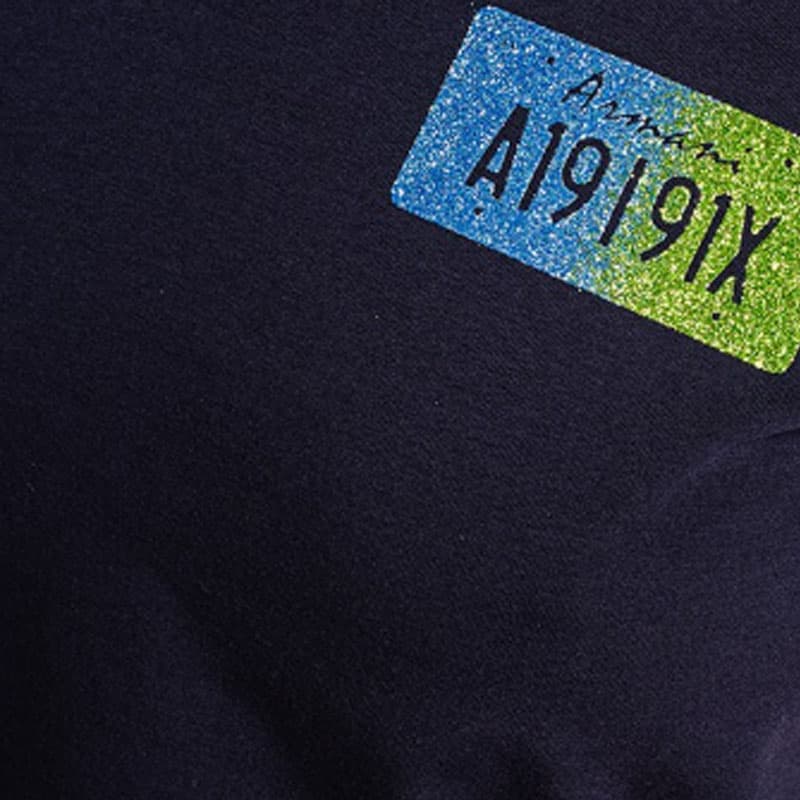 Футболка ARMANI EXCHANGE AE T Рубашка Женская Морской Синий - изображение 3