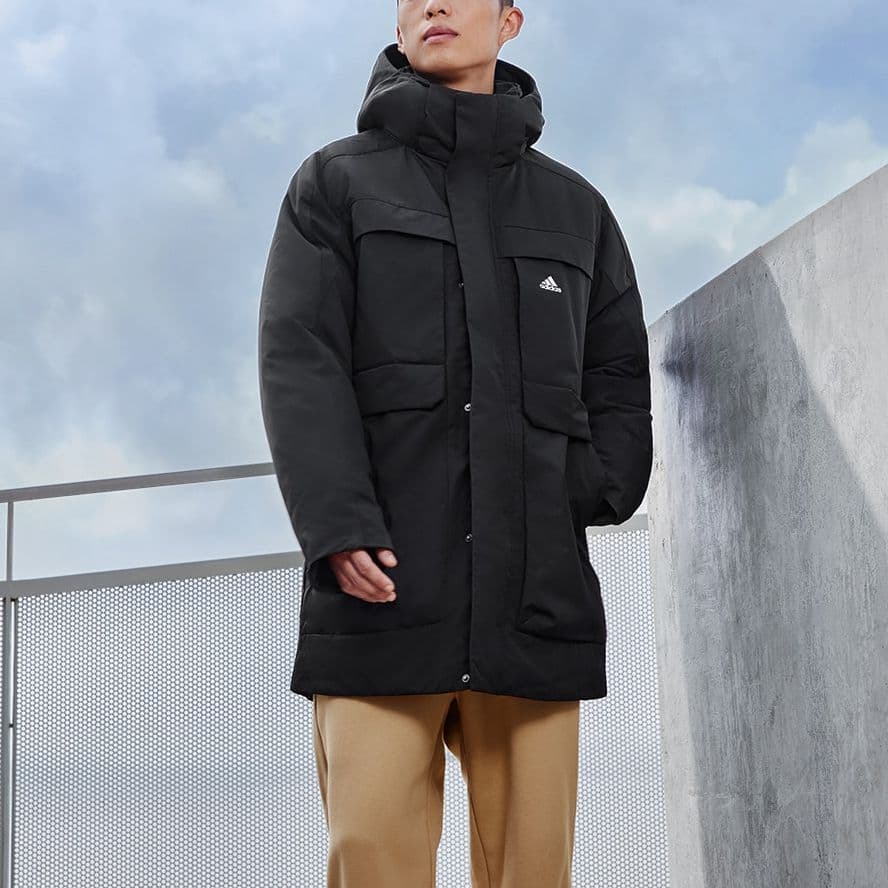 Зимняя куртка adidas Outdoor Down Jacket Black - изображение 4